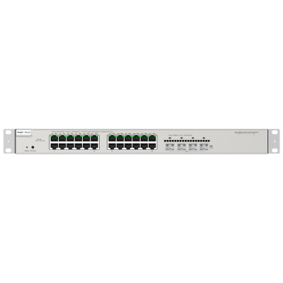 Коммутатор 24 порта управляемый Ruijie Reyee RG-NBS5200-24GT4XS-P L3 POE