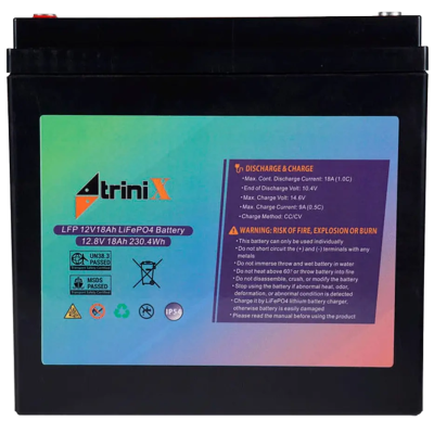 Аккумуляторная батарея TRINIX LFP 12V18Ah LiFePo4