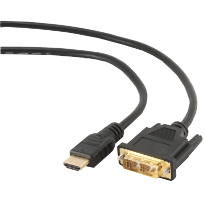 Кабель HDMI - DVI 18+1pin M, 0.5m Cablexpert CC-HDMI-DVI-0.5M