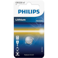 Батарейка литиевая блистер, 1 шт Philips CR1220
