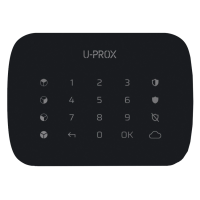 Беспроводная сенсорная клавиатура для четырех групп U-Prox Keypad G4 Black
