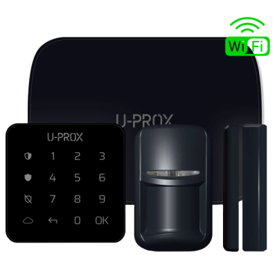 Комплект беспроводной охранной сигнализации U-Prox MP WiFi kit Black