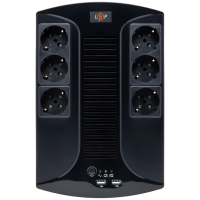 Источник бесперебойного питания LOGICPOWER 650VA-6PS (455Вт)