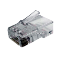 Коннектор проходного типа кат.5E (пачка 100 шт) RJ45 UTP