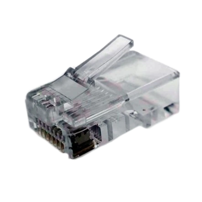 Коннектор проходного типа кат.5E (пачка 100 шт) RJ45 UTP