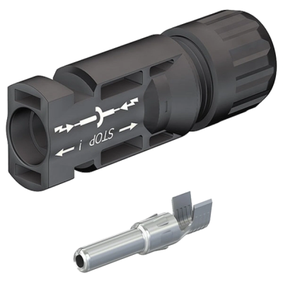 MC-4 коннектор (папа) Staubli MC-plug PV-KST4/6I-UR 5-6мм