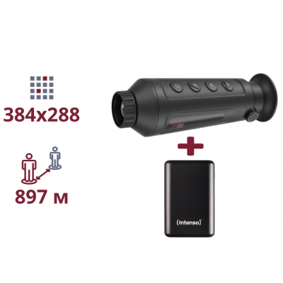 ТЕПЛОВИЗИОННЫЙ МОНОКУЛЯР И ПОВЕРБАНК AGM Taipan TM19-384 + INTENSO Powerbank 2 000 мА•г