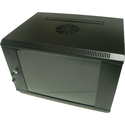 Шкаф коммутационный настенный 15U 600x450 разборный Hypernet WMNC-15U-FLAT-AC-BLACK