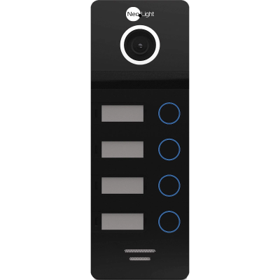 Вызывная панель NeoLight NeoLight MEGA/4 Black