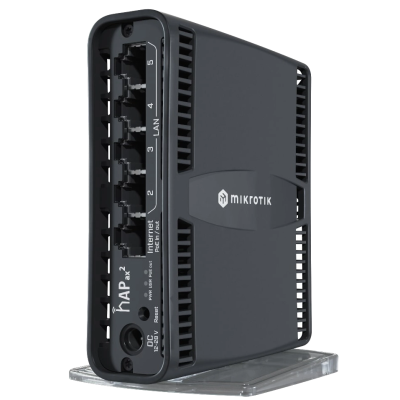 Wi-Fi роутер Mikrotik hAP ax² (C52iG-5HaxD2HaxD-TC) WiFi 6