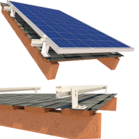 Комплект InstallKit IK-XL-B-8 крепления 8 солнечных панелей до 1145мм битумная черепица