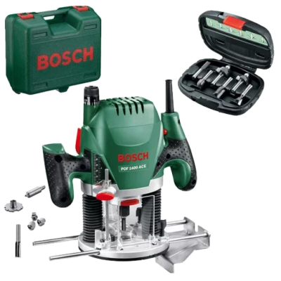 Фрезер + набор фрез Bosch POF 1400 ACE