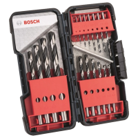 Набор сверл для металла Bosch HSS PointTeQ 18 штук (2608577350)