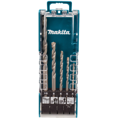Набор сверл по бетону 5 шт long Life Makita (E-11536)