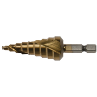 Ступенчатое сверло HSS TiN 1/4 4-20 мм Makita (D-40185)