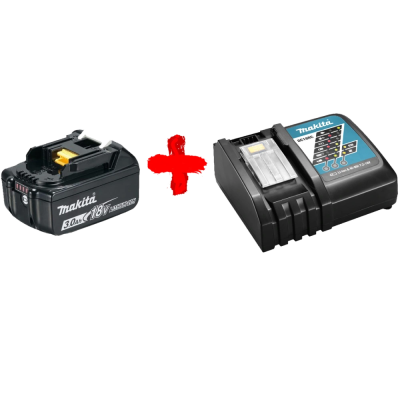 Аккумулятор Li-ion + быстрозарядное устройство Makita DC18RC (191A24-4) + BL1830B