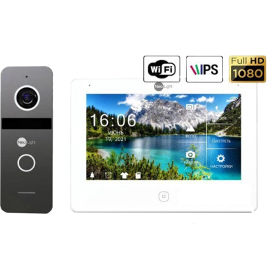 Комплект видеодомофона Neolight NeoKIT HD Pro WF Graphite