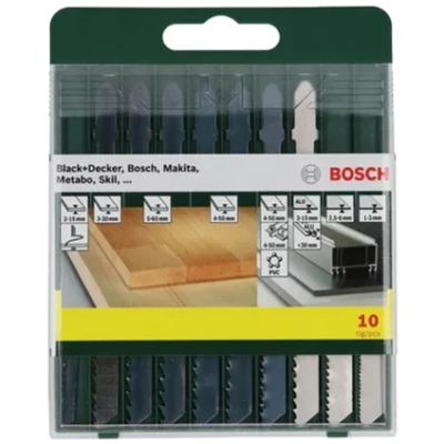 Набор пильных полотен Bosch Promoline 10 шт (2607019461)