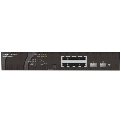 Коммутатор 8 портов неуправляемый Ruijie Reyee RG-ES110GDS-P PoE