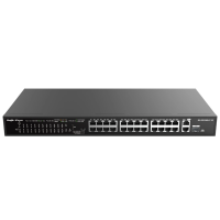 Коммутатор 24 порта неуправляемый Ruijie Reyee RG-ES126S-LP V2 PoE