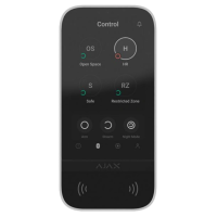 Клавиатура Ajax KeyPad TouchScreen (8EU) white