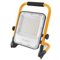 LED прожектор аккумуляторный 50W 5000K 220V VIDEX PREMIUMVL-F2A-505