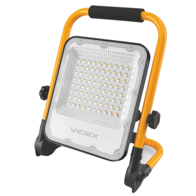 LED прожектор аккумуляторный 50W 5000K 220V VIDEX PREMIUMVL-F2A-505