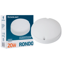 Светильник светодиодный 20Вт 5000К IP65 ENERLIGHT RONDO