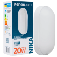 Светильник светодиодный 20Вт 5000К IP65 ENERLIGHT NIKA