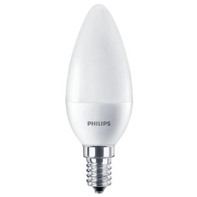 Лампочка 5W 500lm Philips Ecohome LED Candle E14 840B35