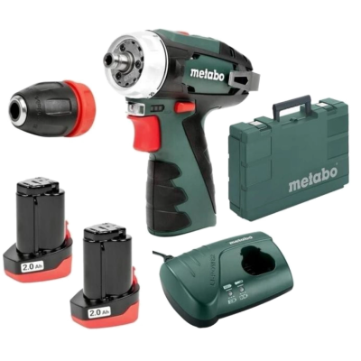 Аккумуляторная дрель-шуруповерт Metabo PowerMaxx BS Quick Basic (600156500)