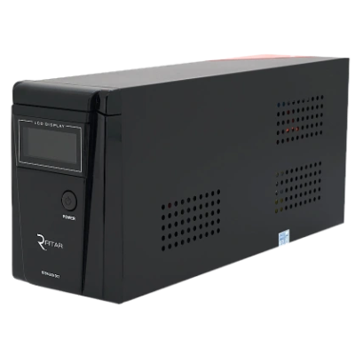 Источник бесперебойного питания под аккумулятор Ritar RTSW-600ND12 LCD 600ВA 12В с правильной синусоидой