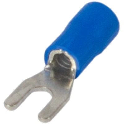 Изолированный вилочный наконечник 0.5-1.5 кв.мм, синий E.NEXT e.terminal.stand.sv.1,25.5.blue