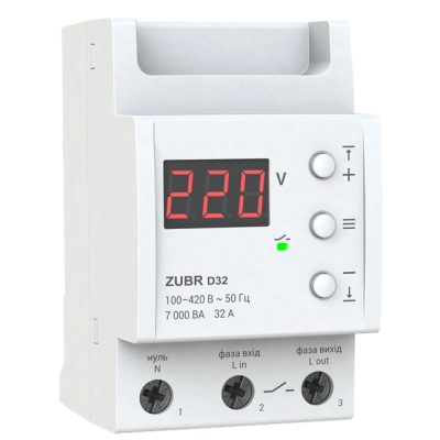 Реле напряжения ZUBR D32