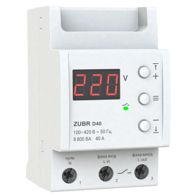 Реле напряжения ZUBR D40