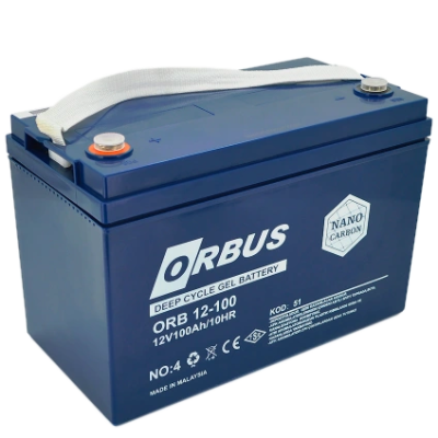 Свинцово-кислотная аккумуляторная батарея ORBUS CG12100 100А•ч 12В гелевая