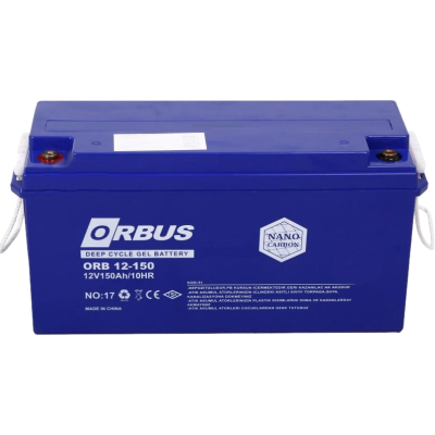 Свинцово-кислотная аккумуляторная батарея ORBUS CG12150 150A•ч 12В гелевая
