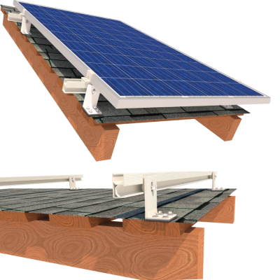 Комплект InstallKit IK-XL-B-4 крепления 4 солнечных панелей до 1145мм битумная черепица