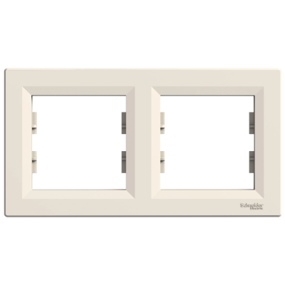 РАМКА ДВУХМЕСТНАЯ ГОРИЗОНТАЛЬНАЯ Schneider Electric Asfora EPH5800223