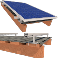 Комплект StringSetter SS-XL-B 09 крепления 9 солнечных панелей до 1145мм битумная черепица