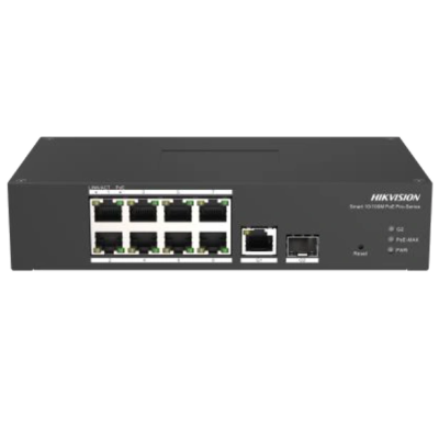 Коммутатор 8 портов управляемый Hikvision DS-3T1310P-SI/HS PoE