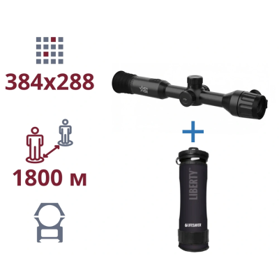 Акция тепловизор и портативный очиститель воды AGM Adder TS35-384 + LifeSaver Liberty Black