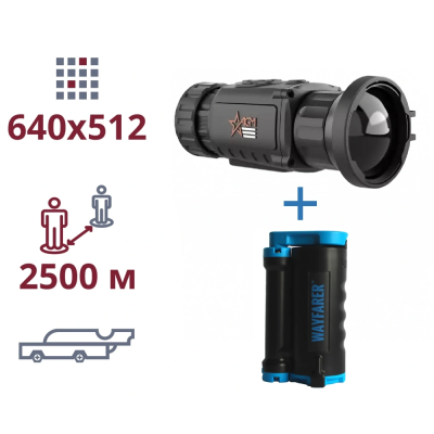 акция тепловизор и портативный очиститель воды AGM Rattler TC50-640 + LifeSaver Wayfarer