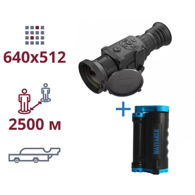 акция тепловизор и портативный очиститель воды AGM Rattler TS50-640 + LifeSaver Wayfarer