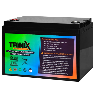 Аккумуляторная батарея TRINIX LiFePo4 100 Ah 12V