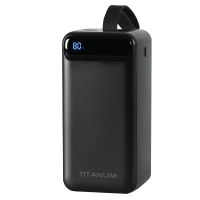 Повербанк TITANUM 741S 22.5W Black 50000mAh