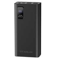 Повербанк TITANUM 728S 30000mAh 22.5W Black