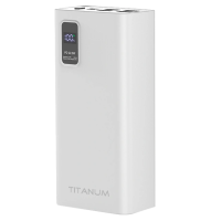 Повербанк TITANUM 728S 30000mAh 22.5W White