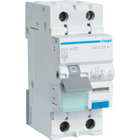Дифавтомат 1P+N, 6kA, C-10A, 30mA, A Hager ADA960D