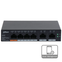Коммутатор 4 порта управляемый Dahua DH-CS4006-4GT-60 PoE
